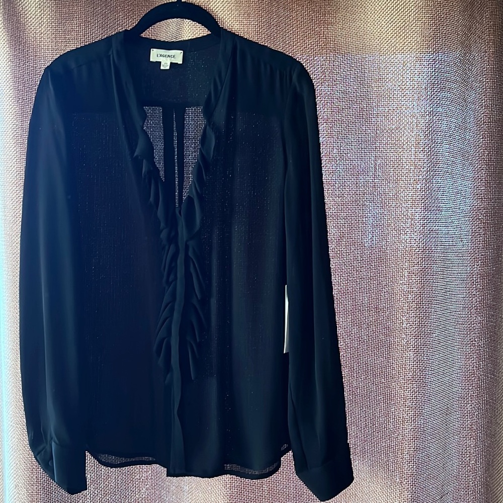 L’agence 100% silk blouse